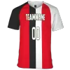 Custom Mens Sublimated V-Neck T-Shirt - customjerseykit