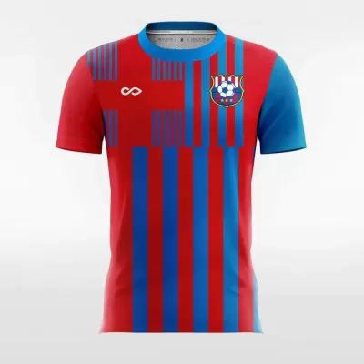 Catalonia 2 - Customized Men's Sublimated Soccer Jersey - customjerseykit
