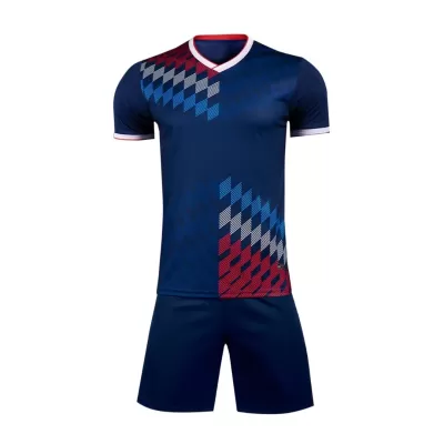 Diseñar Camisetas de Fútbol Rombo Azul - customjerseykit