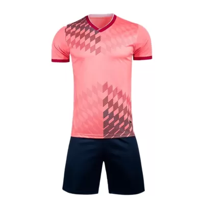 Diseñar Camisetas de Fútbol Rombo Rosa - customjerseykit