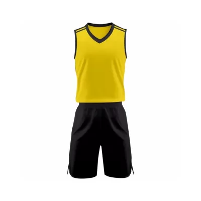 Diseñar Camisetas Baloncesto Zeta Amarillo - customjerseykit