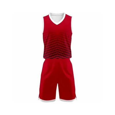 Diseñar Camisetas Baloncesto Ribut Rojo - customjerseykit