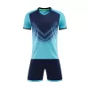 Diseñar Camisetas de Fútbol Cosmos Celeste - customjerseykit