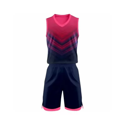 Diseñar Camisetas Baloncesto Tri Rosa - customjerseykit