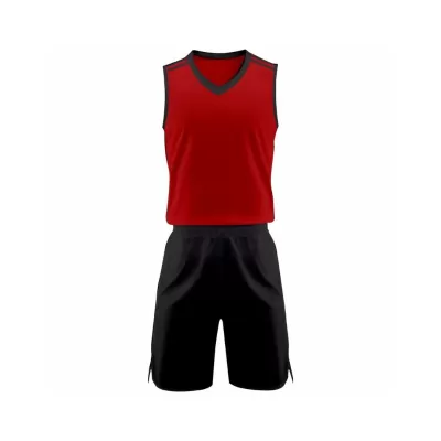 Diseñar Camisetas Baloncesto Zeta Rojo - customjerseykit