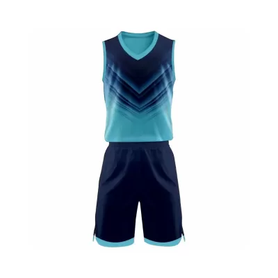 Diseñar Camisetas Baloncesto Tri Azul - customjerseykit