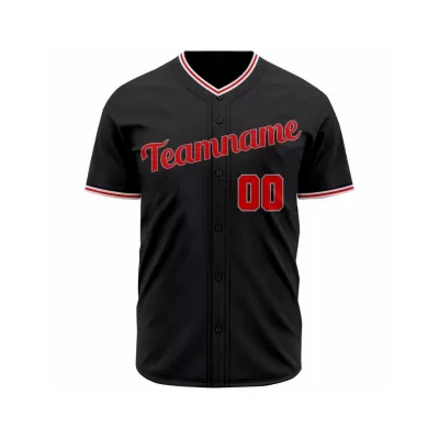 Diseñar Camisetas Béisbol Rosso - customjerseykit