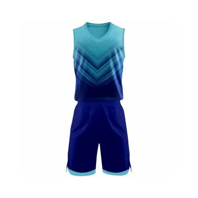 Diseñar Camisetas Baloncesto Tri Azul - customjerseykit