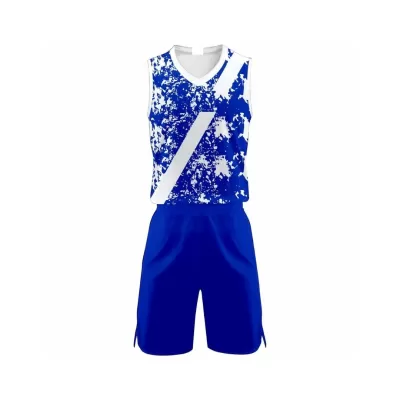 Diseñar Camisetas Baloncesto Beth Azul - customjerseykit